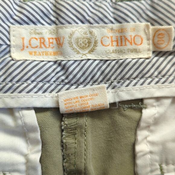 J Crew Y2K Weathered Classic Twill Chino Khaki Boating Short Shorts - Picture 3 of 3
